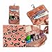 CalorMixs Hanging Toiletry Bag-Travel Organizer Cosmetic Wash Make Up Bag Case for Women Men Toiletry Kit Cosmetic Bag Travel Accessories with Hanging Hook
