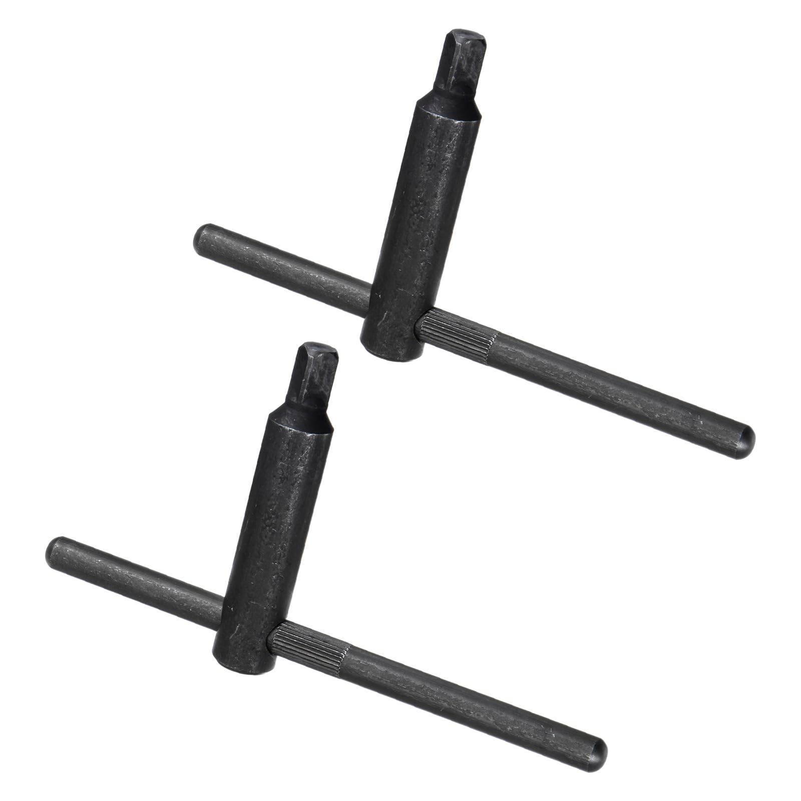 CoCud Lathe Chuck Wrench, 12mm Square Head L115x 220mm, with Hand-Held Rod Easy to Use Square Head Key Spanner Tool -(Applications: for CNC Router Engraving Milling Machine), 2-Pieces