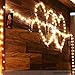 Minetom Star String Lights Battery Operated - 17 ft 50 LED Star Fairy String Lights with Timer, Waterproof for Indoor Bedroom Tent Loft Bed Patio Party Wedding Decor, Warm White