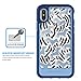 BENTOBEN iPhone Xs Case (2018), iPhone X Case 2 in 1 Hybrid Hard PC Flexible TPU Slim Shockproof Detachable Clear Back Protective Phone Case Cover for iPhone Xs 2018 / iPhone X / 10 2017, Clear/Blue
