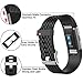 iGK For Fitbit Charge 2 Bands, Adjustable Replacement Bands with Metal Clasp for Fitbit Charge 2 Wristbands Special Edition Black Small