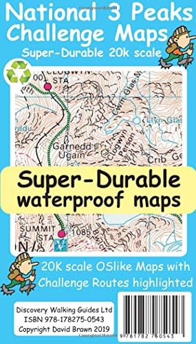 National 3 Peaks Challenge Super Durable Maps