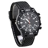 Catnew Men's Racer Military Pilot Aviator Army Sports Digital Wrist Watch