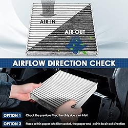 KURIMUP Premium Cabin Air Filter with Activated