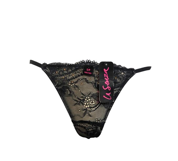 black g string lace