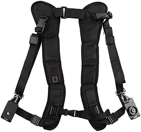 Dual Shoulder Sling Belt Strap Quick Rapid For DSLR/SLR Nikon D3400 D750 Coolpix P900, Leica D-Lux6, Olympus EM5, Pentax K3 K1000 K7, Panasonic G7 GH5, Sony Alpha A6000, Canon 5D 80D Rebel T6i
