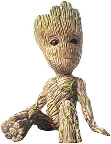 SJ Shop Guardians of the Galaxy Vol. 2 Baby Groot Figure Figurine Flowerpot Pen Pot Toy