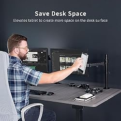 VIVO Universal Tablet Desk Mount, Single Arm