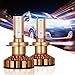 HOLOON H7 Led Headlight Bulb, 10000LM Extremely Bright CSP Chips Mini LED Headlight Conversion Kit 60W 6000K Cool White - 2 Years Warranty