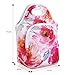TANGDIAABBCC Lunch Bag for Women 3HEH3 Fashion Insulated Neoprene Reusable Soft Portable Lunch Tote Outside Pocket for Work Outdoor Travel Shopping Flowers