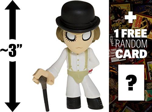Clockwork Orange Alex DeLarge (A 3" Horror Classics x Funko Mystery Minis Vinyl Mini-Figure Series #3 + 1 Free Horror Movie Trading Card Bundle (108447)