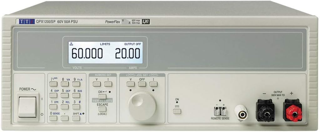 Aim-Tti Instruments Power Supply, Bench, Adj, 1O/p, 60V - QPX1200SP