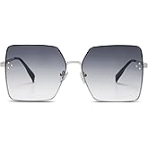 SOJOS Trendy Square Sunglasses Womens Big Oversized Designer Style UV Protection Sunnies Shades Lunettes de Soleil SJ1170