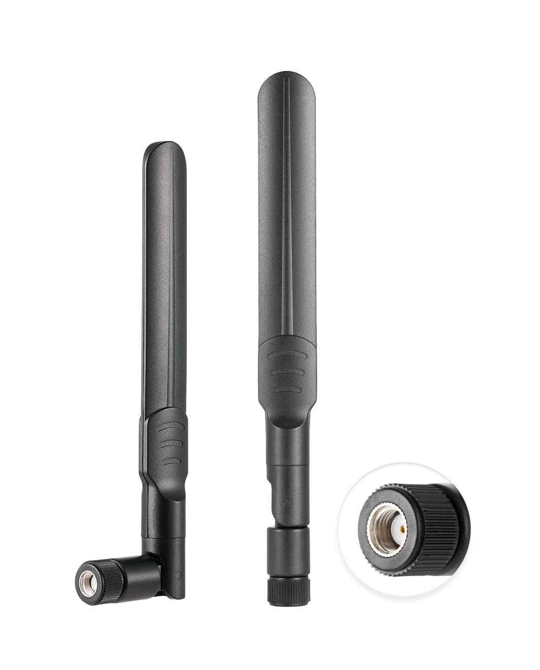 Vecys 2PCS 4G LTE Antenna 3dBi External RP-SMA Male Antenna Compatible with 4G LTE Wireless CPE Router Hotspot Cellular Gateway Router Modem