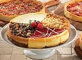 1 Eli's Sampler Cheesecake & 3 Lou Malnati's
