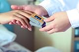 BLT M70 Fingertip Pulse Oximeter CE FDA Approved OLED Display Grayscale view 6
