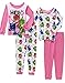PJ Masks Toddler Girl Cotton Tight Fit Pajamas 4pc Set