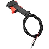 Throttle Switch, 26mm Strimmer Handle Switch Throttle Cable Brush Cutter Accessories Tools fit for Strimmer Trimmer Brush Cutters