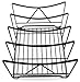 IZLIF Kitchen Cabinet Organizer Pantry Pot Lid Rack Cutting Board Holder ,7.25 inch High ,4 Compartments