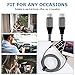 USB C to USB C Cable, Amoner 3Pack 3FT 6FT 10FT Type-C to Type-C Durable Nylon Braided Cord for USB Type-C Devices Including Samsung Galaxy Note 8/9 S10/S9+, Google Pixel, MacBook and More