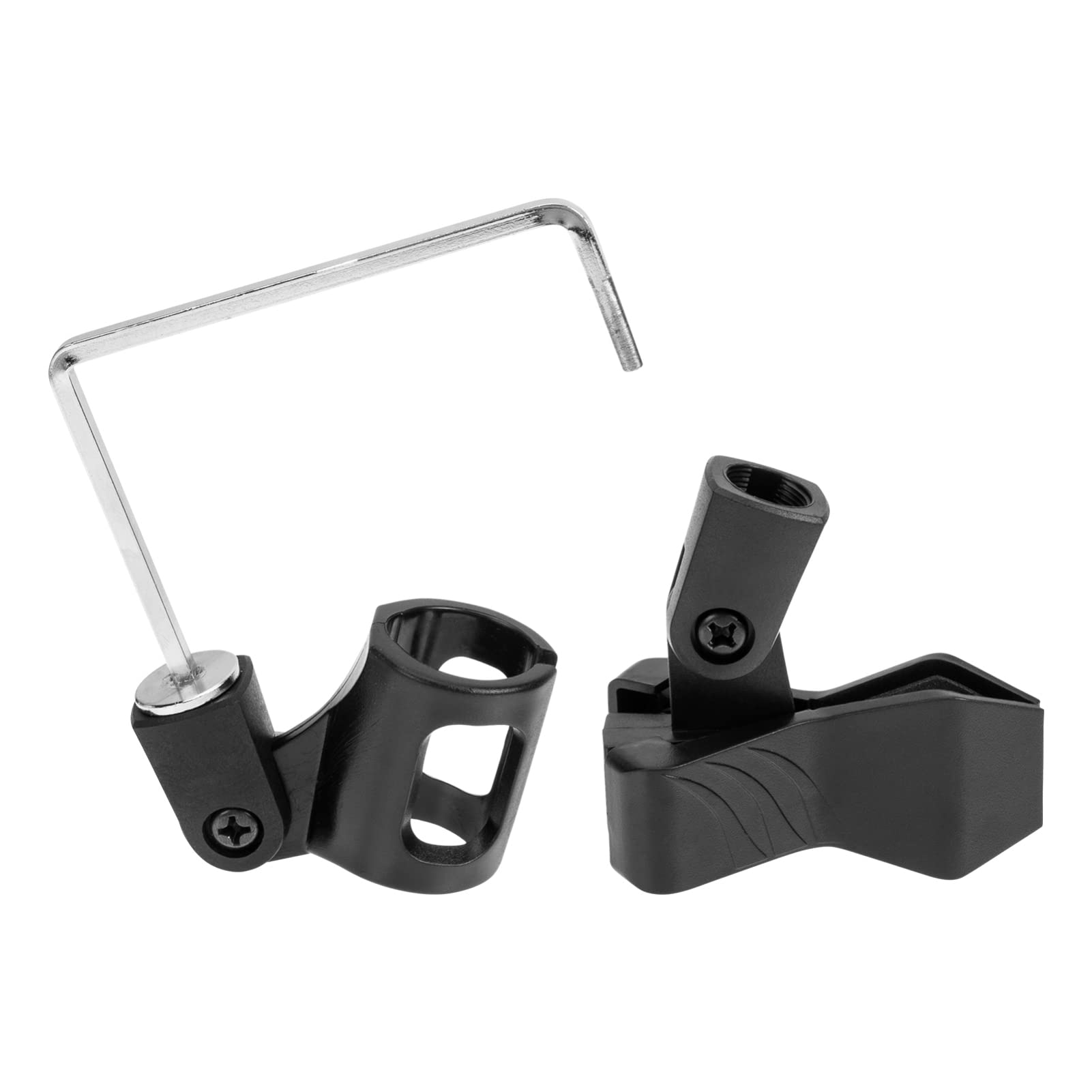 Milisten 1 Set Saxophone Clip Mic Stand Microphone Holder Clip Microphone Microfono Inalambrico Mic Arm Stand Microphone Mount Wireless Mic Holder Mic Mount Clip-on Abs Child Bracket Clip