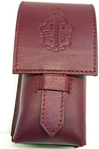 Sheep Napa Leather Case for Badger Brush - Protective/Travel Case by Premier Rasage by Premier Rasage