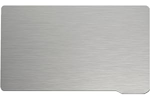 CNZTHDY Resin SLA 3D Printer Spring Steel Build Plate Sheet for Elegoo Saturn S/Anycubic Photon Mono X/Mono X 6K/M3 Plus 202x128mm, Magnetic Sheet Flexible Removable Heated Printing Bed Platform Mat