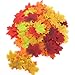 CEWOR 1000pcs Assorted Artificial Maple Leaves Mixed Fall Colored for Wedding Home Thanks-Giving Events and Outdoor Decoration (Artificial Maple Leaves)