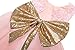IIYoYo Sleeveless Baby Girls Kids Sequins Big Bowknot Flower Princess Floral Tutu Dresses for Party Wedding (Pink, 18-24M)