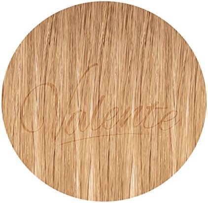Valente Inc 16 Inch Human Hair Halo Extensions – One Piece Premium Remy Hairpiece – No Wire, Clips, or Glue – Add Volume & Length (V-T12/14/60 Balayage Beige Blonde to Honey Blonde)
