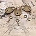 Kathson Old Vintage Antique Style Mini Archaize Padlocks Key Lock With key (Lot Of 3)