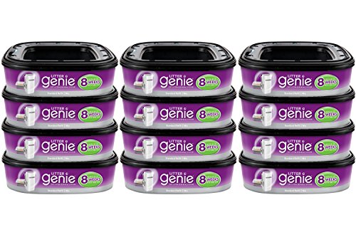 Litter Genie Ultimate Cat Litter Odor Control Refill - 12 Pack - Thumbnail 4