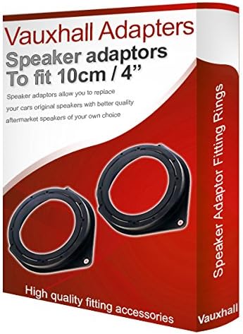 Astra H speaker adapter pods Rear Door 10cm 4” fitting rings adaptors