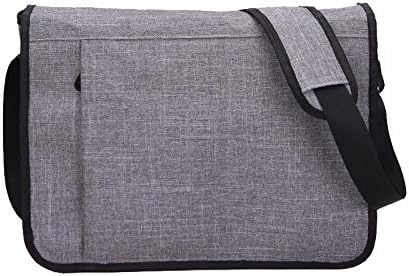 Messenger Bag (Grey) for 15 Inch Laptop