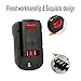 Energup Upgraded 2 Pack 3500mAh Black & Decker 18V Replacement Battery for HPB18 HPB18-OPE 244760-00 A1718 FS18FL FSB18 Firestorm Black and Decker 18 Volt Battery
