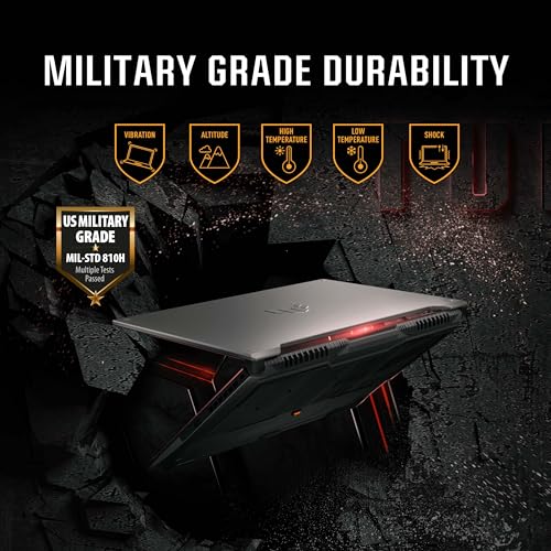 ASUS TUF Gaming A16 Gaming Laptop, 16” FHD+ 16:10 165Hz Display, AMD Ryzen™ 9 7940HX, NVIDIA® GeForce RTX™ 4060, 16GB DDR5, 512GB PCIe Gen4 SSD, Wi-Fi 6, Windows 11, FA607PV-AS93