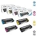 LD Products Compatible Toner Cartridge Replacement for Ricoh SP C250 (Black, Cyan, Magenta, Yellow, 4-Pack) for use in SP C250DN, SP C250SF, SP C261SFNw & SP C261DNw