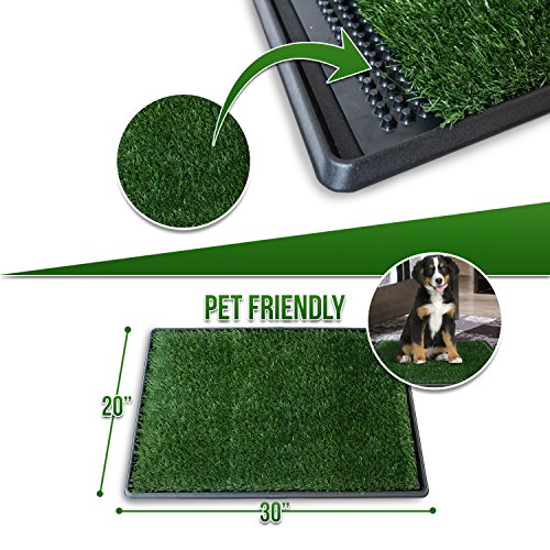 Ideas In Life Dog Potty Grass Pee Pad Large 20" x 30 Artificial Pet