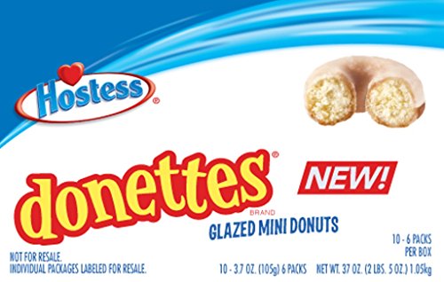 2 Hostess+Donettes+Donuts+Glazed+Ounce