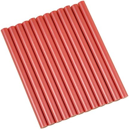 GlueSticksDirect Red Metallic Colored Glue Sticks Mini X 4" 12 Sticks