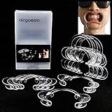 Airgoesin 12pcs Dental Lip Cheek Retractor Mouth Opener Prop Mouth Piece for Fun "Watch Ya Mouth Game" & "Speak Out Game " Speak Out Mouth Pieces Lipless Game gift
