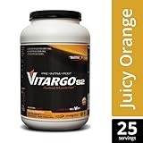 Vitargo S2 - Gluten Free Pre - Intra - Post Workout and Sport Supplement, Natural Juicy Orange 25 Serving (FFP)
