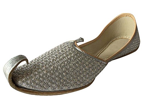 Step n Style Men Traditional Indian Khussa Sherwani Shoes Leather Khussa Mojari Juti