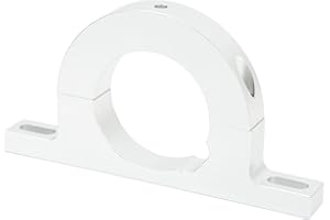 EVGATSAUTO Polished Steering Column Mount, Chrome Aluminum Design, Universal Fit for 2 Inch Columns, Ideal Replacement for Cl