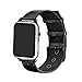 CUZOW Milanese Stainless Steel Metal Replacement Watch Band with Double Metal Buckle for Apple Watch/Apple Watch Sport/Apple Watch Edition Series 3/Series 2/Series 1 (Milanese-Black-42mm)