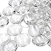 120 pcs Glass Dome Cabochons Clear Round Cabochons Tiles Non-calibrated Round 30mm for Cameo Pendants Photo Craft Jewelry Making by Erlvery DaMain