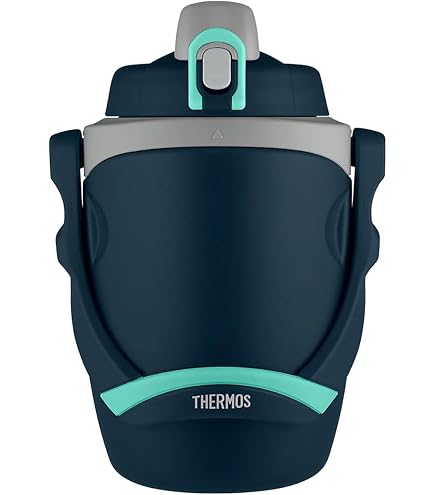 Thermos Brocca D’Acqua 64 Oz (1.9 L) – Nero, Riutilizzabile, Ideale Per Frigo E Picnic