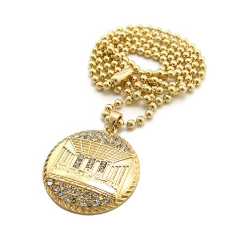 The Last Supper Piece Charm Micro Pendant Chain Necklace