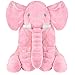 SGS Stuffed Elephant Plush Pillow Cushion Toy Pink, 24 Inches