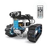 Makeblock Starter Robot Kit, DIY 2 in 1 Advanced Mechanical Building Block, STEM Education to Learn Robotics, Electronics and Program. (IR Version)